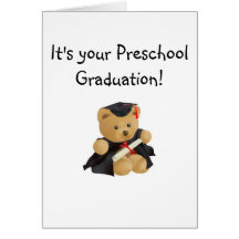 Graduation-Teddy Bear Card