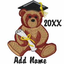 Graduation Teddy Bear Embroidered Shirt