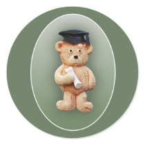 Graduation Teddy Bear stickers
