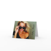 Graduation Thank You Photo Card