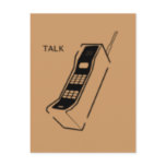 Graffiti 80s Cellphone postcards