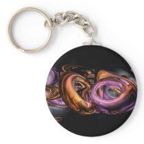 Graffiti Abstract Keychain