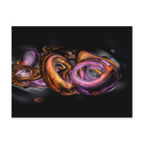 Graffiti Abstract Postcard