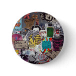 Graffiti, Berlin, Germany buttons