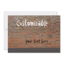 Graffiti Brick Wall Customisable