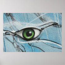 Graffiti Eye Print