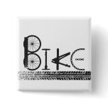 Graffiti from Bike Parts with Tire Tracks Buttons