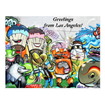 Graffiti Fun Postcard