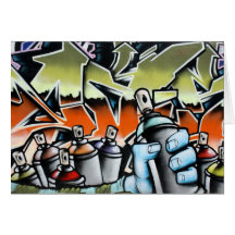 Graffiti Greeting Card