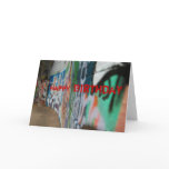 Graffiti, Happy , Birthday Greeting Card