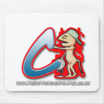 Graffiti Letter C mouse mat mousepads