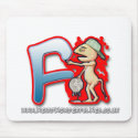 Graffiti Letter F mouse mat mousepads