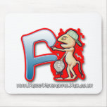 Graffiti Letter F mouse mat mousepads