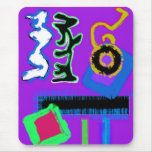 Graffiti ~ Modern Art ~  Modern colourful vibrant Mousepad