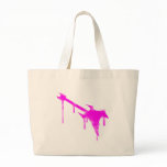 Graffiti Pink Guitar - Emo Alternative Grunge Rock bags
