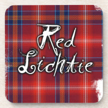 Graffiti Red Lichtie collection Beverage Coaster