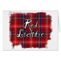 Graffiti Red Lichtie collection Greeting Card