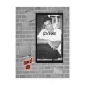 Graffiti School Wall Grad Photo Card postcards
