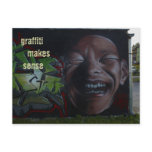Graffiti street art - postcard template
