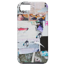 Graffiti Wall Banksy Style Torn Paper iPhone 5 Case