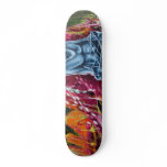 Graffiti Wall Old Focused Man Skate Board skateboards