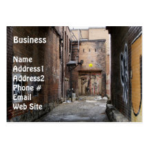 Graffitti Wall Grunge Business Card