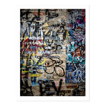 Grafitti South St. Philadelphia Post Card
