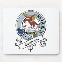 Graham Clan Badge Mouse Pad