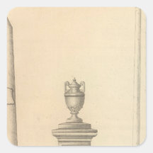 Graham's Marble and Granite Monument Works Square Sticker