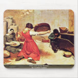 Grain And Seven Women By Courbet Gustave mousepads