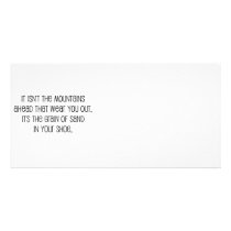 "Grain of sand" quote design