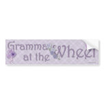 Gramma at the Wheel Bumper Sticker bumper stickers