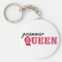 Grammar Queen Keychain