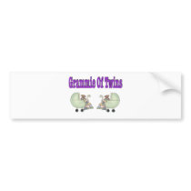 Grammie of TWINS Bumper Sticker