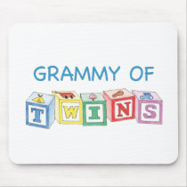  Grammy of Twins Blocks Mouse Mats