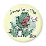 Grammy's Little T. Rex by Mudge Studios magnets