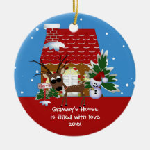 Grammy's Love House Christmas Ornament