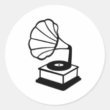 Gramophone Stickers