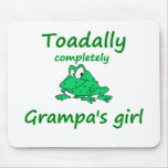 grampa's girl mousepads