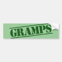 Gramps Bumper Sticker