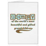 Grampy of Gifted Grandchildren Greeting Card