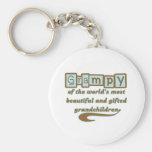 Grampy of Gifted Grandchildren Keychains