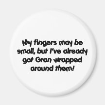 Gran's Wrapped! Fridge Magnets