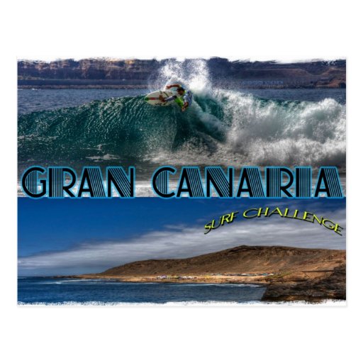 Gran Canaria Surf Challenge Postcard