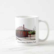 Granbury RR Station, Railroad Station, Granbury... Coffee Mugs