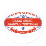 Grand Anglo-Francais Tricolore  stickers