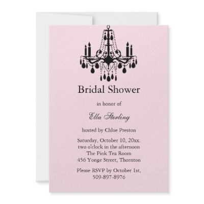 Grand Ballroom Invitation Bridal Shower (pink) by prettyfancyinvites