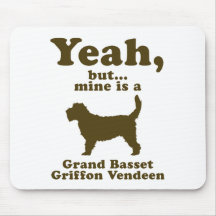 Grand Basset Griffon Vendeen Mouse Mats