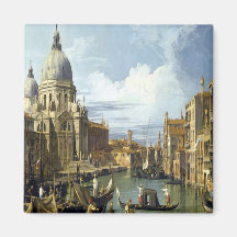 'Grand Canal and the Church of the Salute' Refrigerator Magnets