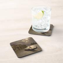 Grand Canal by Moonlight II, Venice, Italy Coasters